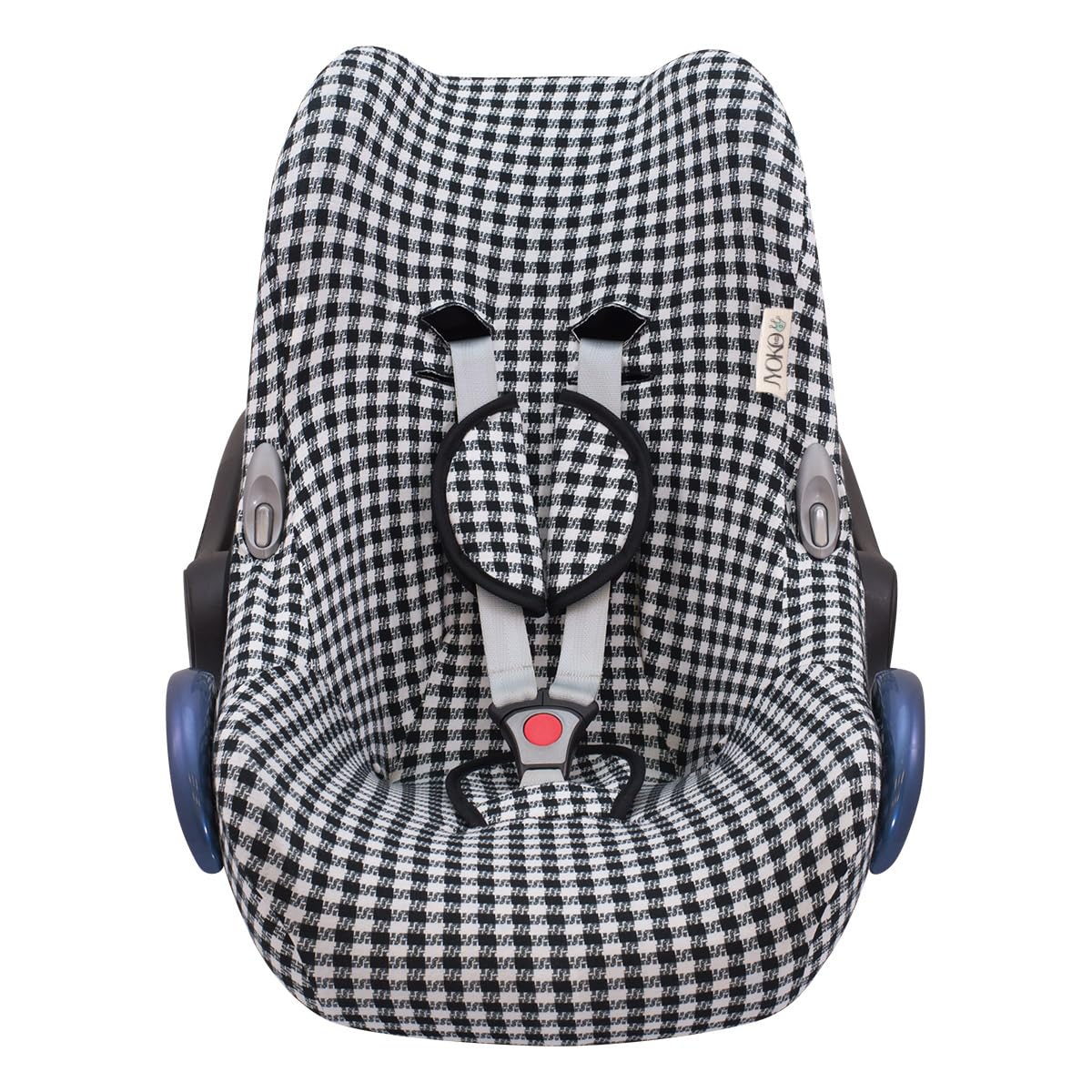 JYOKO Kids Bezug für Autositz kompatibel mit Maxi Cosi Cabriofix, City Streety, aus Baumwolle (Vichy) von JYOKO