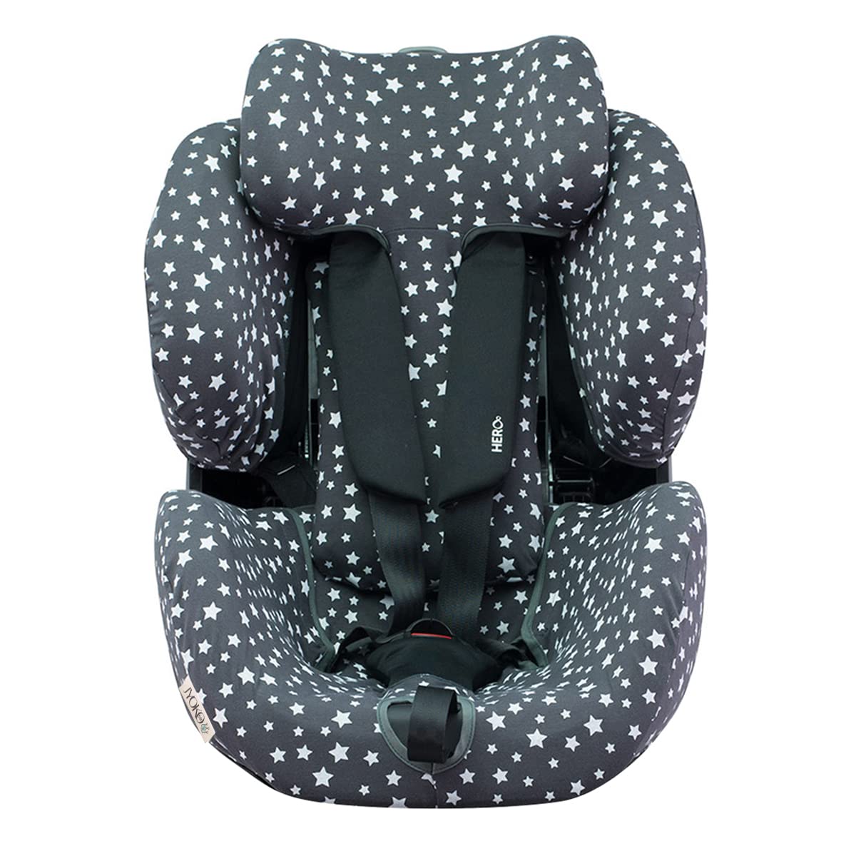 JYOKO Kids Baumwollbezug kompatibel mit Maxi Cosi Recaro Zero, I-Size (Autositzbezug, Winter Sky) von JYOKO