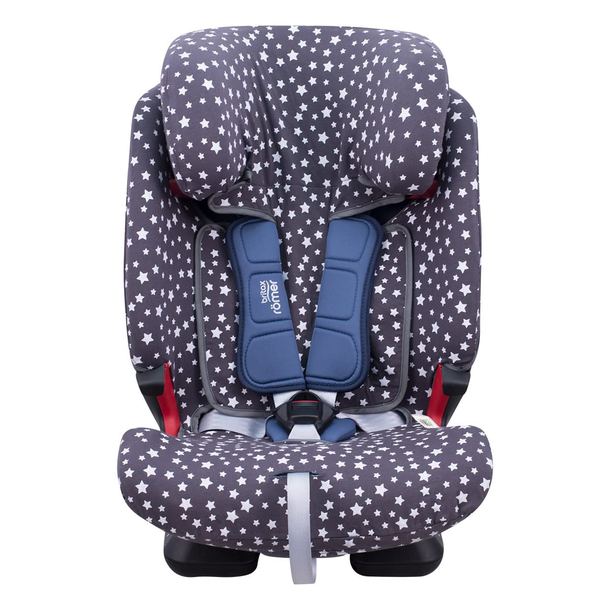 JYOKO Kids Bezug für Autositz kompatibel mit Romer Advansafix, Evolva IV M, aus Baumwolle (Winter Sky, ADVANSAFIX IV-M-R) von JYOKO