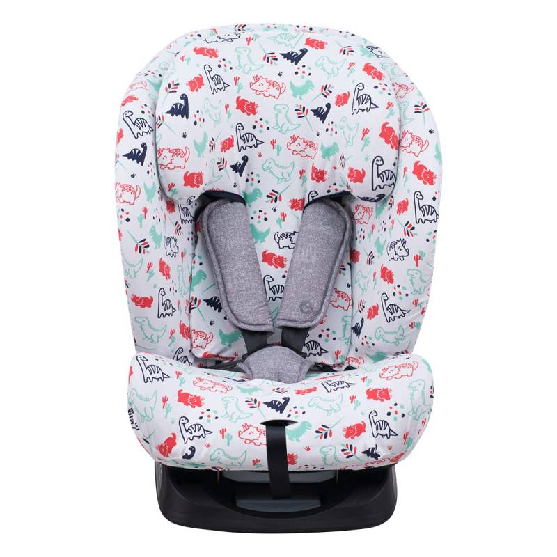 JYOKO Kids Bezug kompatibel mit Bebeconfort, Maxi Cosi Titan Nomad, GB Everna (Dino Party) von JYOKO