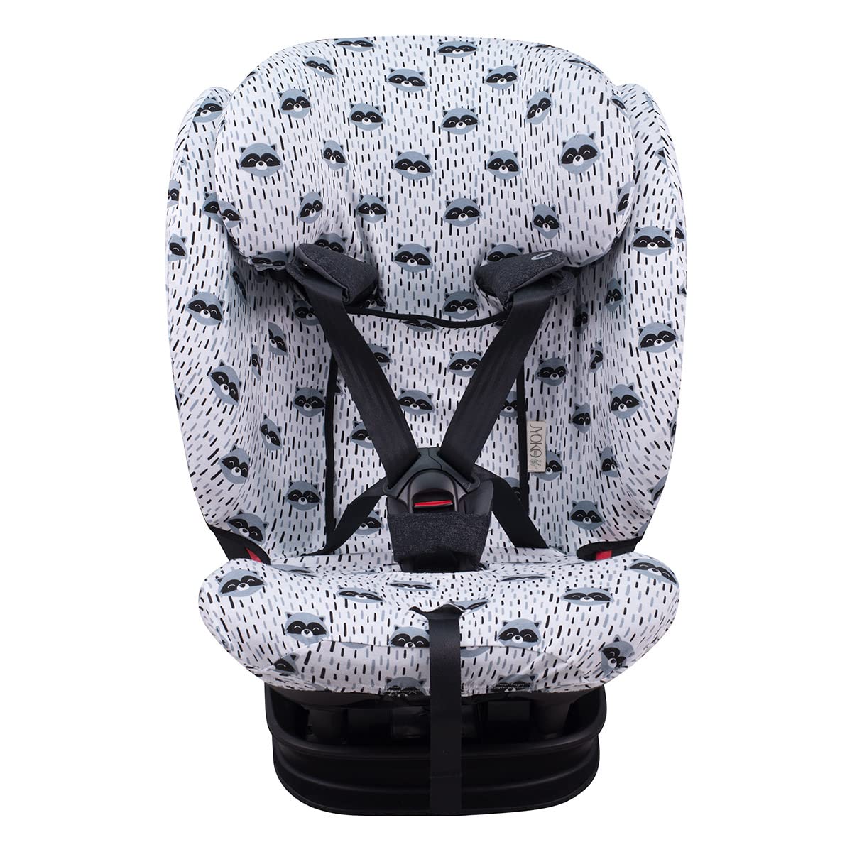 JYOKO Kids Bezug kompatibel mit Bebeconfort, Maxi Cosi Titan Pro, aus Baumwolle (Raccoon) von JYOKO