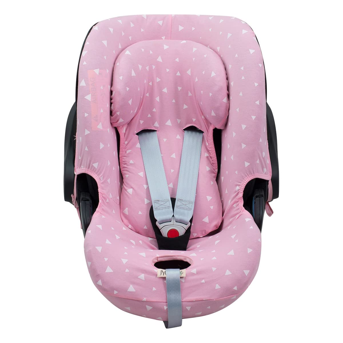 JYOKO Kids SitzBezug kompatibel mit Cybex Aton Cloud-Q-M-2-4-5 (Cloud Q-M, PINK Sparkles) von JYOKO