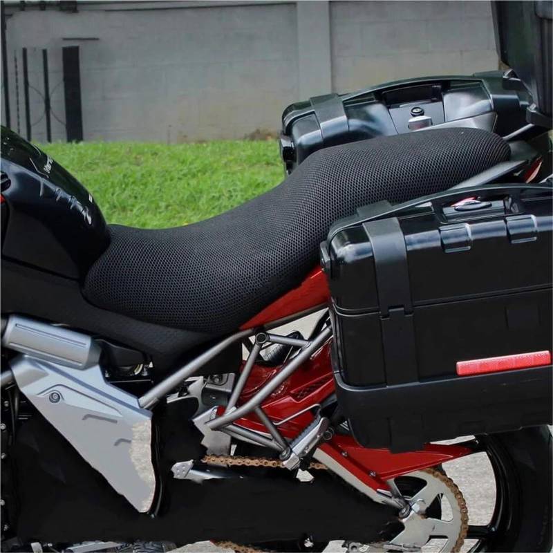 JYTWEGEV Für Kawasaki Für Versys 650 Hinten Sitz Gugel Coole Abdeckung 3D Mesh Net Wasserdicht Sunproof Schutz Motorrad Zubehör von JYTWEGEV