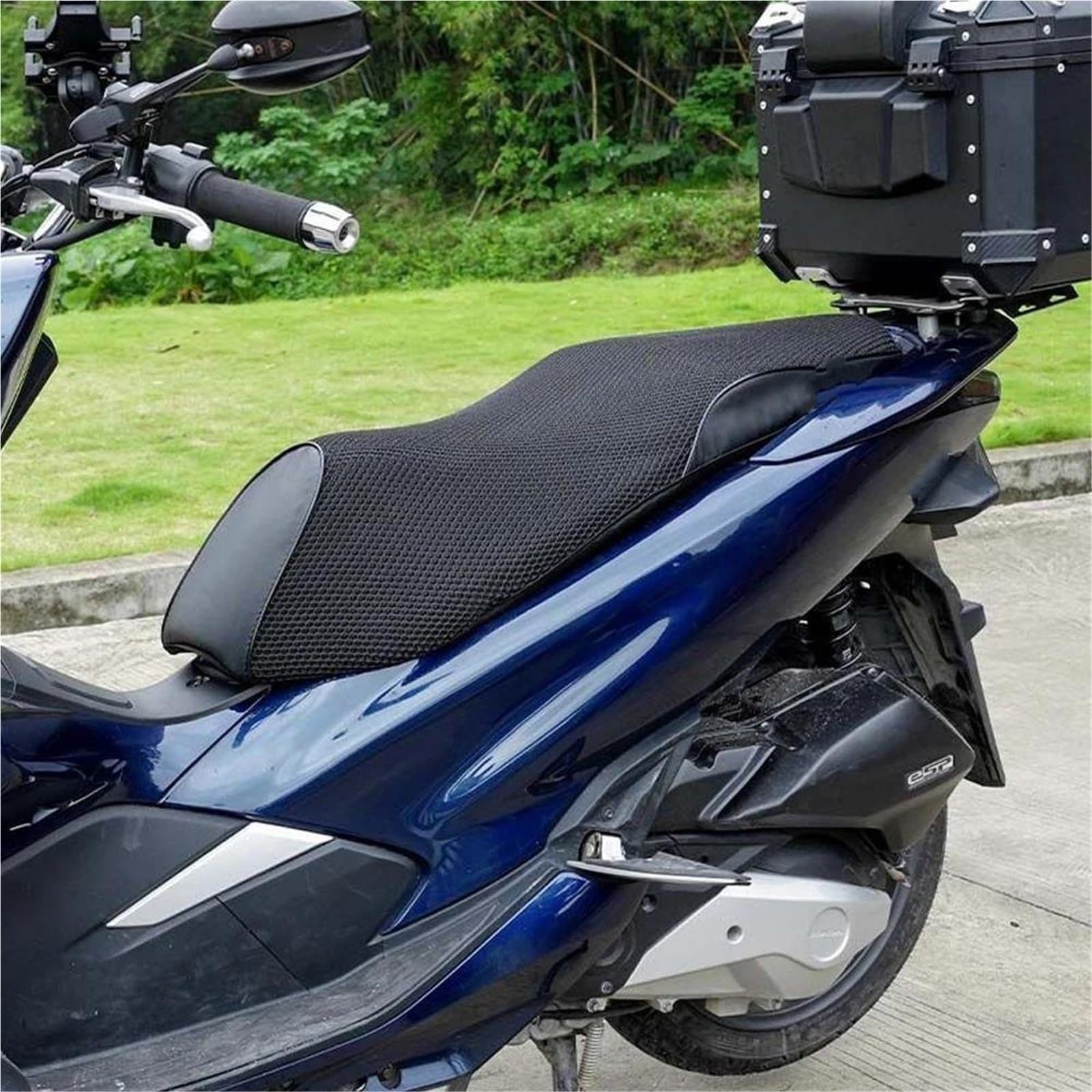 JYTWEGEV Motorrad 3D Mesh Sun-Proof Atmungsaktive Sitzkissen Abdeckung Wärme Abdeckung Pad PCX160 Pcx 160 Pcx160 2021 2022 2023 2024 von JYTWEGEV