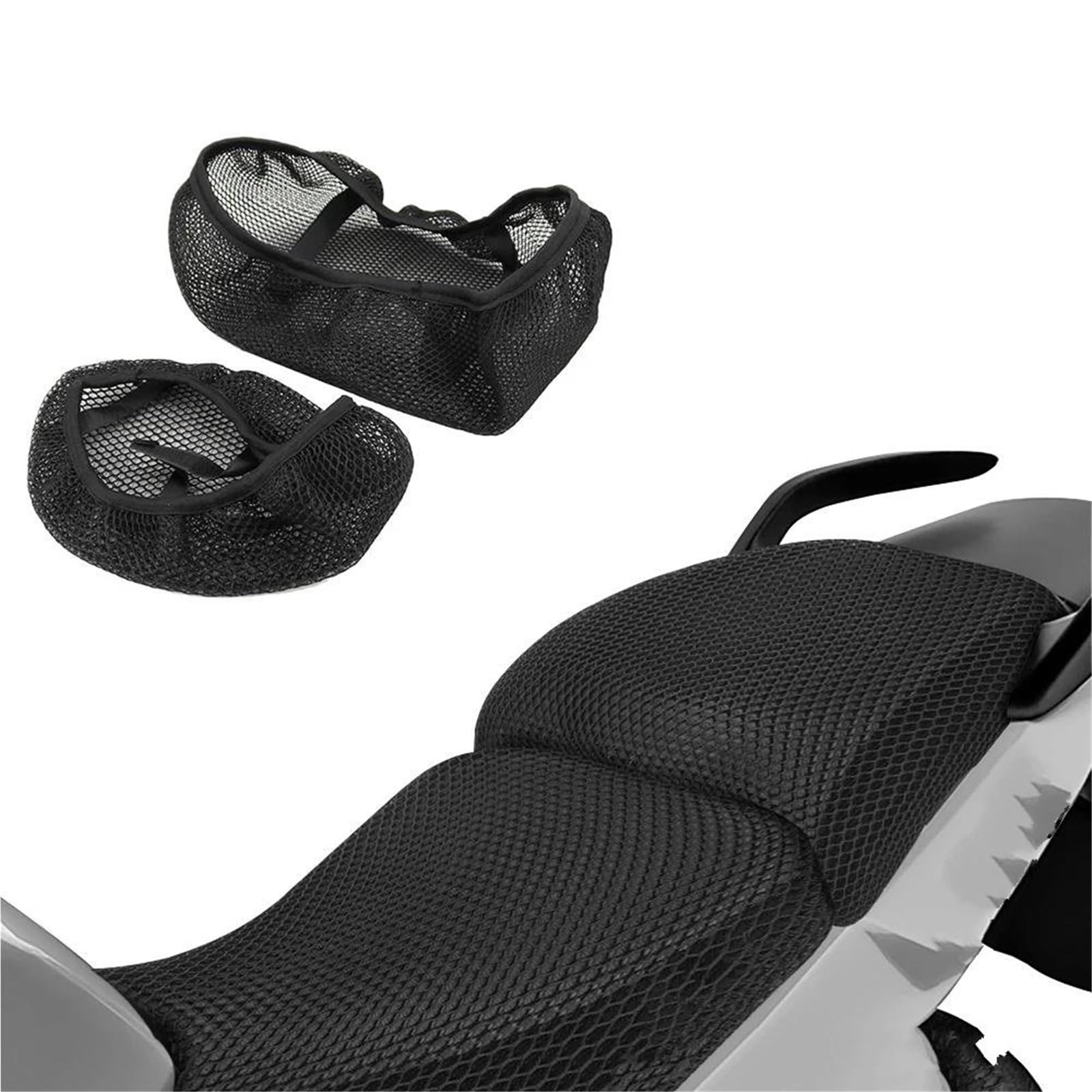 JYTWEGEV Motorrad Zubehör Schutz Kissen Sitzbezug Anti-Slip Mesh Stoff Sattel Sitzbezüge CBF600 CBF1000 CBF 600 von JYTWEGEV