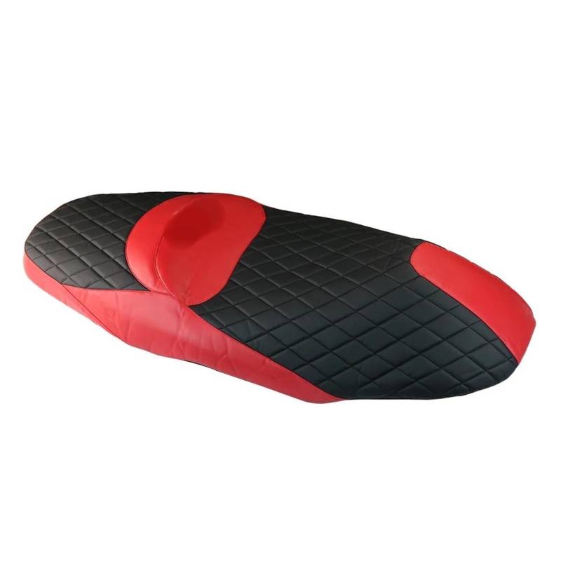 JYTWEGEV XMAX300 XMAX250 Xmax 300 X-MAX 250 125 400 Motorrad Sitzkissen Abdeckung Fall Pad Leder Schutz Schutz Zubehör(Red) von JYTWEGEV