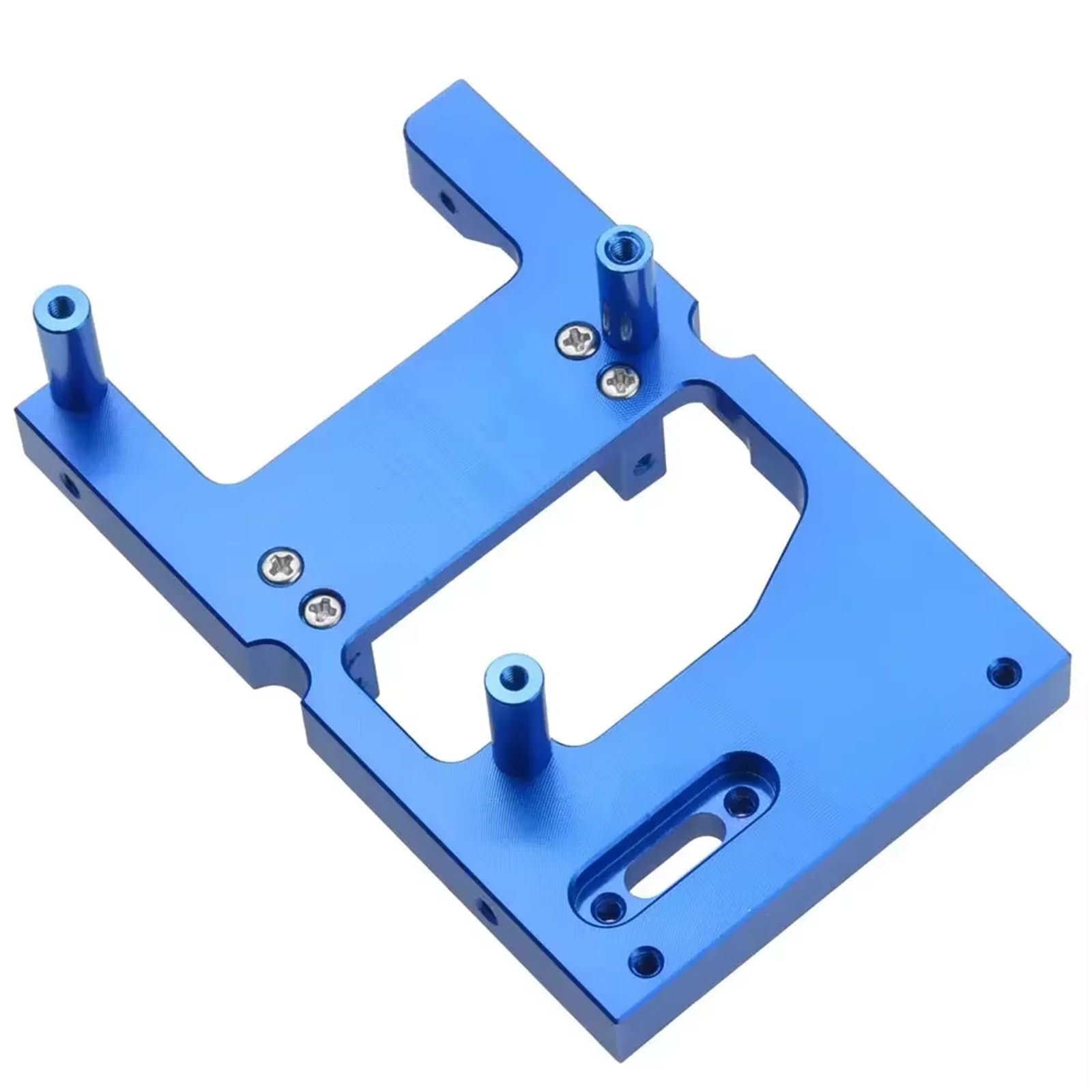 JYYTERD RC Auto Upgrade-Teile Kompatibel Mit WPL B14 B24 C14 C24 B16 B36 Für Für JJRC Q60 Q61 1/16 RC Auto Metall Lenkservo Lager Feste Montagehalterung Set Teile(Blue) von JYYTERD