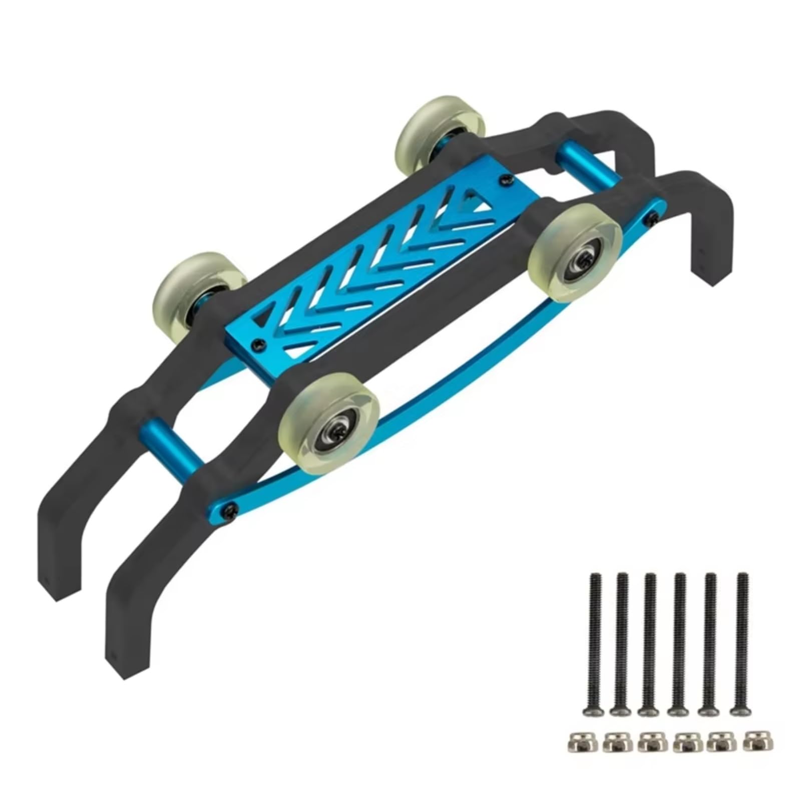 JYYTERD RC Teile Kompatibel Mit MJX H16 16207 16208 16209 16210 1/16 RC Auto Upgrade Teile Überrollkäfig Wheelie Bar(Blue) von JYYTERD