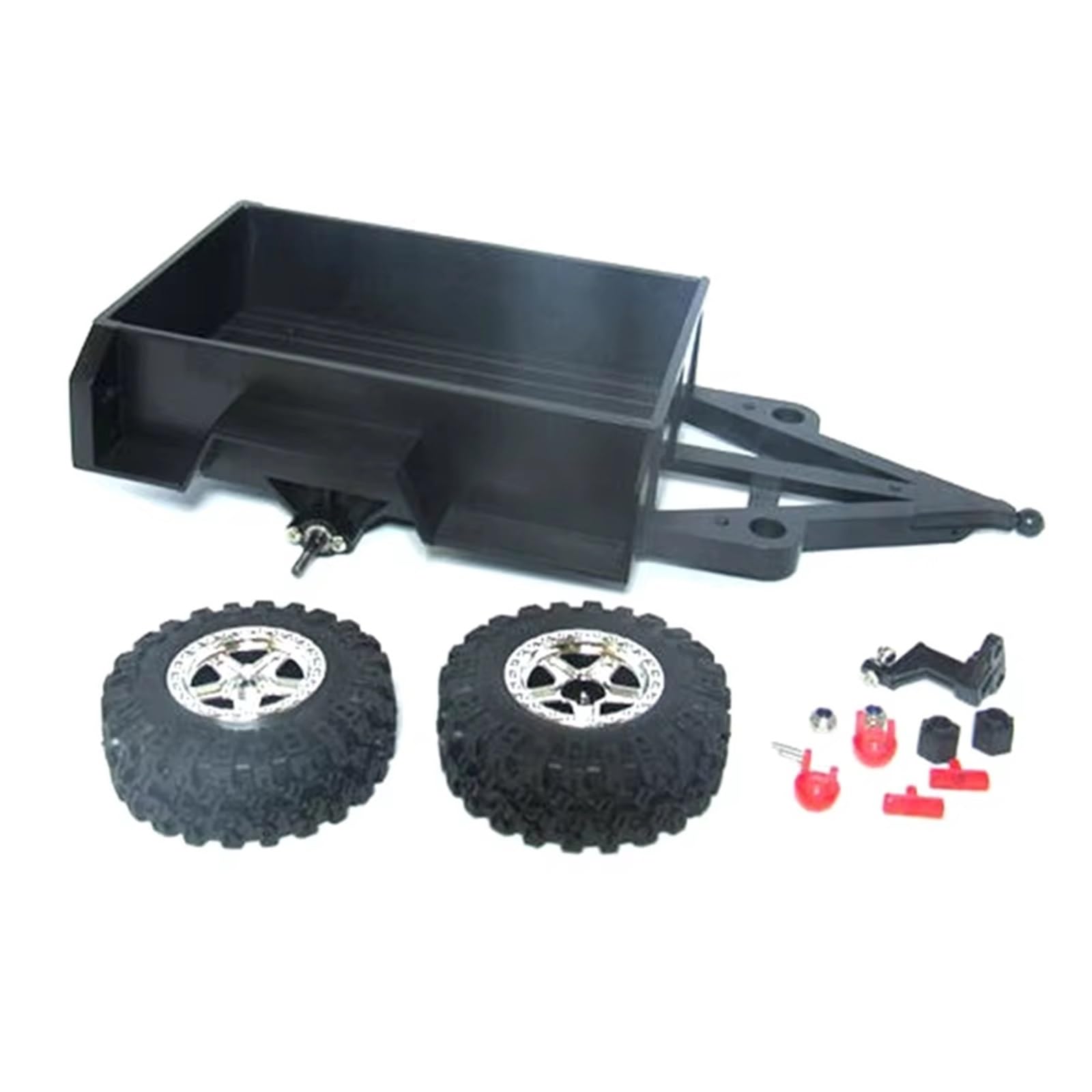 JYYTERD RC Teile Kompatibel Mit MN Für WLP Für AUSTAR 1/18 RC Crawler Auto Upgrade Teile Ersatz Ersatz Zubehör Anhänger Mit Anhängerkupplung von JYYTERD