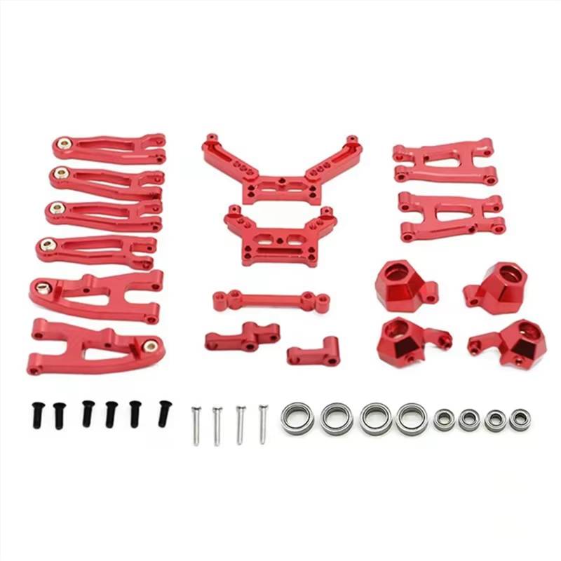 JYYTERD RC Teile Kompatibel Mit SG 1603 Für SG1604 UD1601 UD1602 UD1603 1/16 RC-Auto-Upgrade-Teile, Metall-Lenkbecher Oben Und Unten Für Schwingarm-Set von JYYTERD