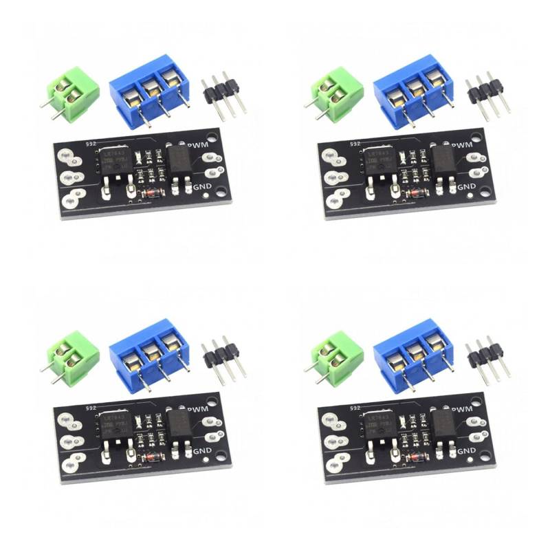 JZK 4Pcs LR7843 MOS-Modul, LR7843 MOSFET-Modul, LR 7843 MOSFET-Steuermodul LR784, Feldeffektmodul von JZK