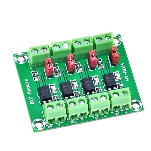 JZK PC817 4-Kanal Optokoppler Isolation Board Spannungswandler Adapter Modul 3.6-30V Treiber Photoelektrisches Isolierte Modul PC 817 von JZK