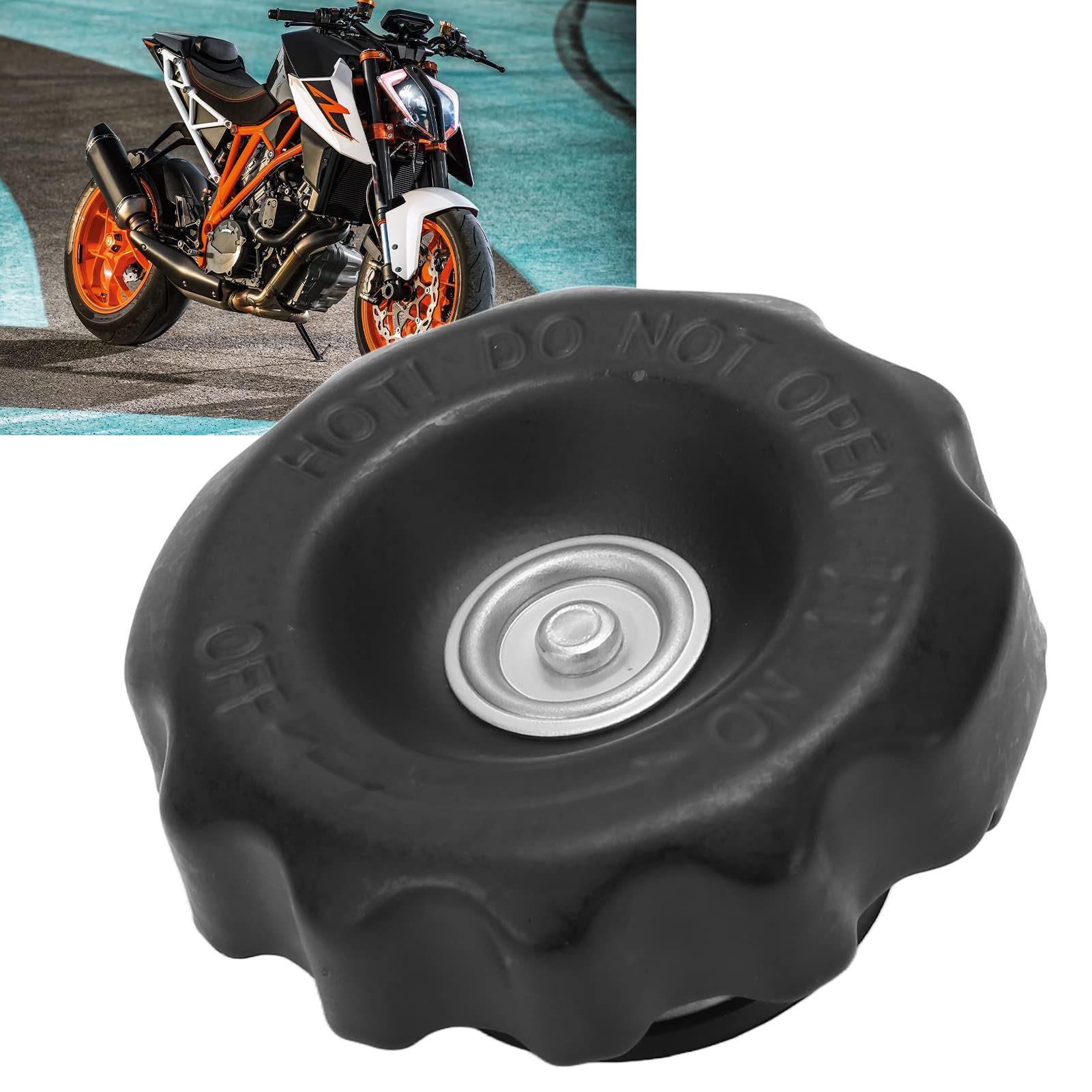 Jadeshay 1.1 Bar Motorrad Kühlerdeckel, Motorrad Kühler Wassertankdeckel Verschlussdeckel Druckdichtung Auslaufsicherer von Jadeshay