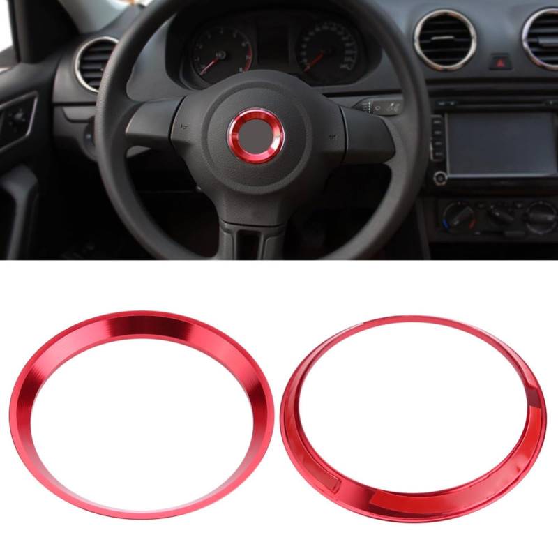 Jadeshay Auto Lenkrad Ring Aufkleber, Lenkradring Auto Lenkradkranz Lenkradbezug Verkleidung Kompatibel mit Benz CLA GLK A Klasse W204 W246 W176 W117 von Jadeshay