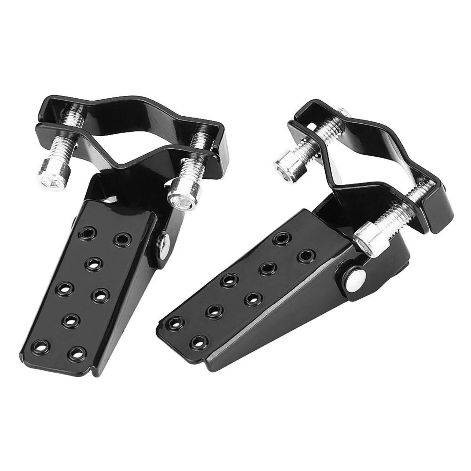 Jadeshay Fußrasten Motorrad, Fussrasten Motorrad, Motorcycle Pedals, Motorrad Pedal Fußrasten, Fußrastenpedal, Schwarze Fußrastenpedal für Motorräder von Jadeshay