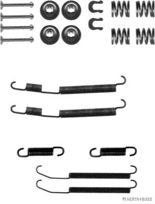 Zubehörsatz, Bremsbacken Hinterachse Jakoparts J3567000 von Jakoparts