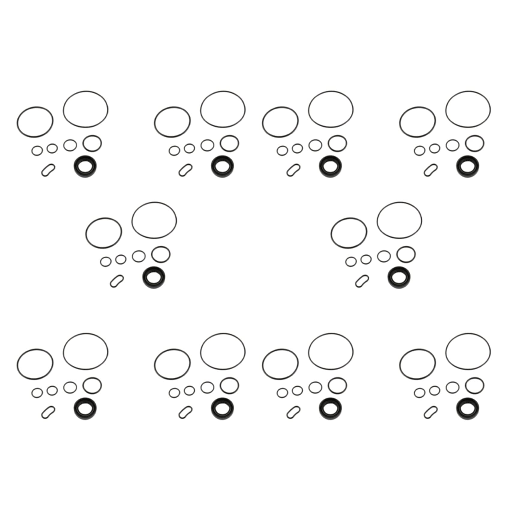 Janasiba 10 Set Servolenkungspumpe Reparatur Dichtungssatz für Accord 2003-2007 2002-2006 für 2005-2008 06539-PLA-A01 von Janasiba