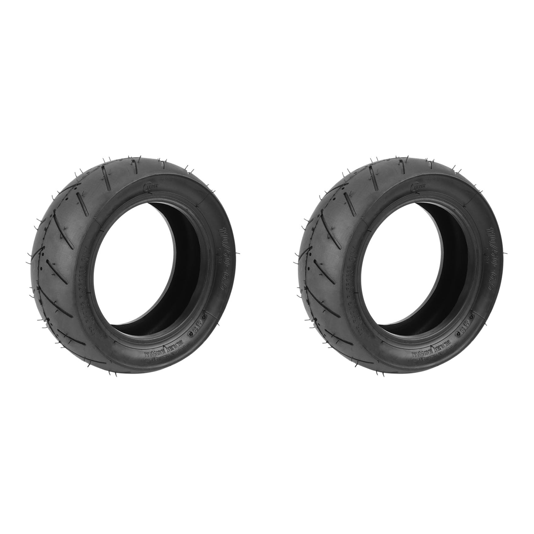 Janasiba 2X 110/50-6.5 Schlauchlos Reifen 11 Vakuum Verdickung Reifen für 47Cc, 49Cc Pocket Motorrad Dirt Pit Motorrad MTA1 MTA2 Zubehör von Janasiba