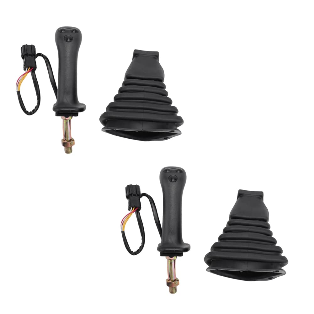 Janasiba 2X 3 Tasten Bagger Joystick Assy Zahnräder mit Schutz Haube für Doosan DX150 215 225 300 370-9C Rechts von Janasiba