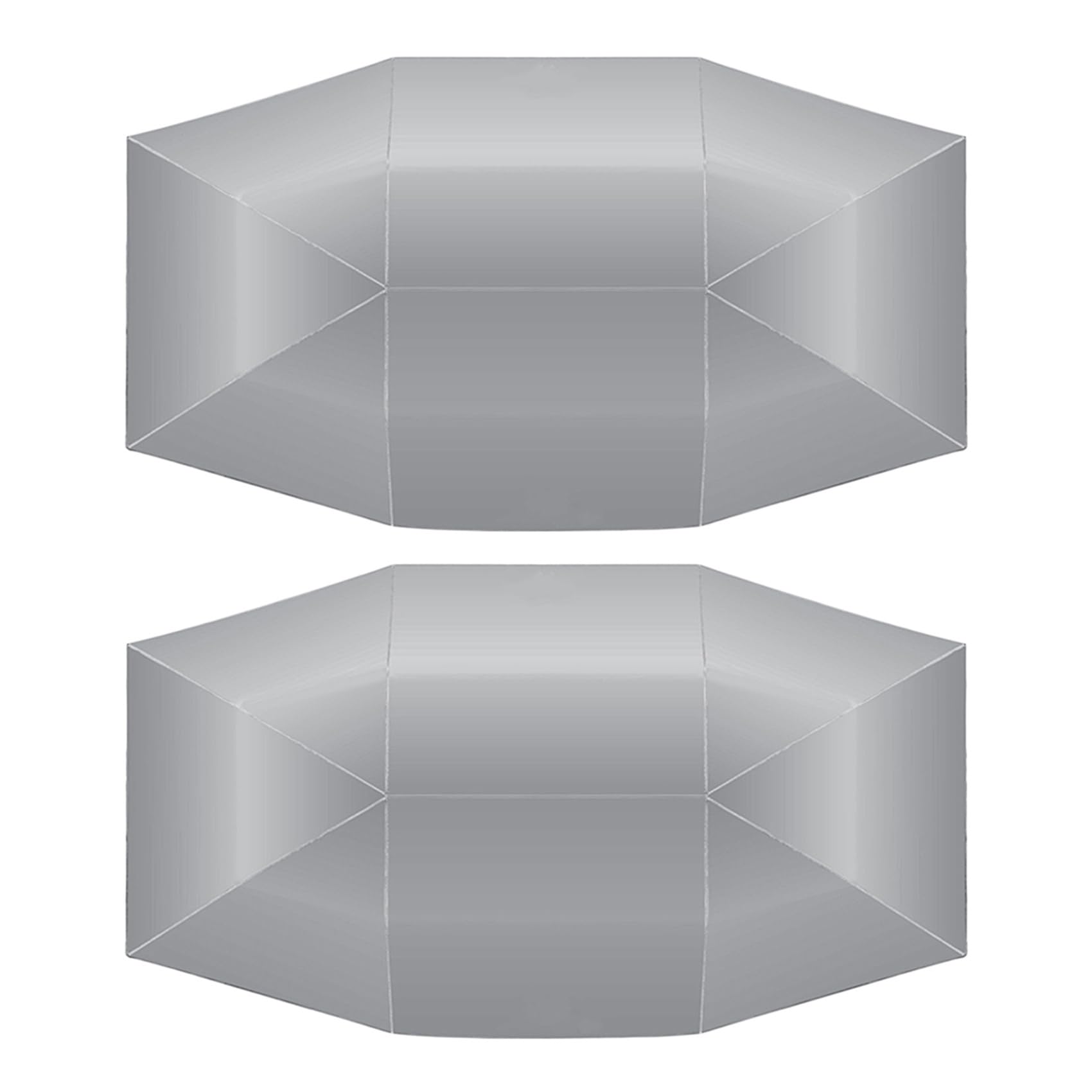 Janasiba 2X Universal Auto Sonnen Schutz Regen Schirm Abdeckung Zelt Tuch Uv Schutz Wasserdicht 4,2 x 2,1 M Silber von Janasiba