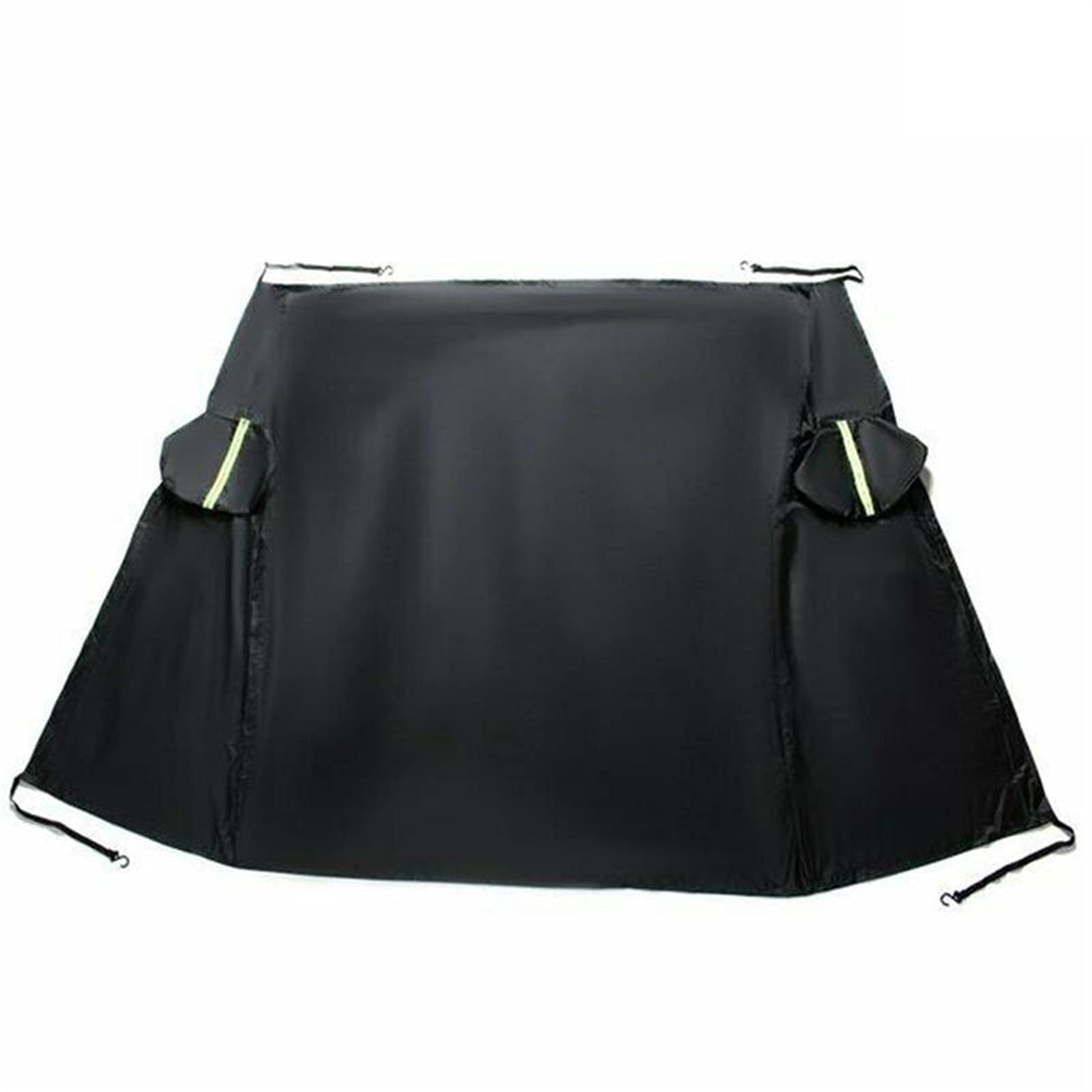 Frontscheibenabdeckung Autofenster Sunshade Front File Windschutzscheiben Sonnenschirm Sonnenschutz Auto Sonnenschutz Anti-UV Anti-Freeze und Anti-Frost(A Black) von Janmobrian