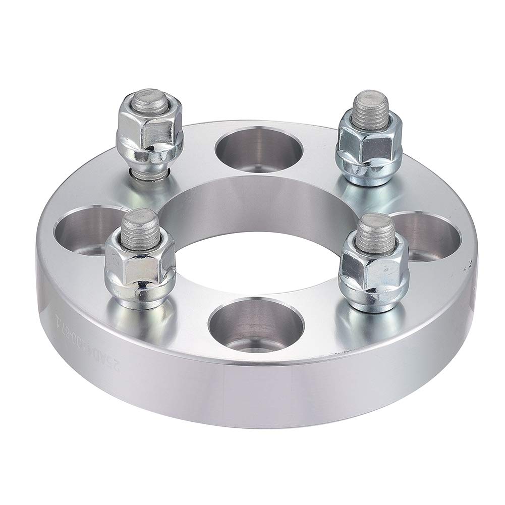 Spurverbreiterung,Spurverbreiterungen 2pcs / Set PCD 4x100 Auto-Rad-Spacer-Adapter-Center Bore 67MM M12x1,5 Hubcentric Spurverbreiterungen □ 4 Lug von Janmobrian