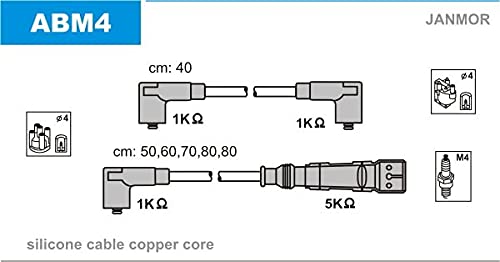 Janmor ABM4 Zündleitungssatz von Janmor