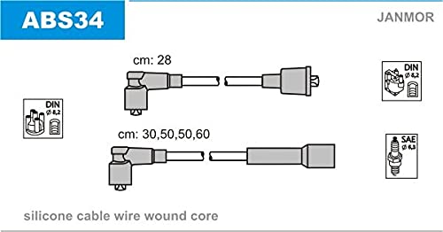 Janmor ABS34 Zündleitungssatz von Janmor