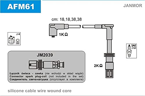 Janmor AFM61 Zündleitungssatz von Janmor