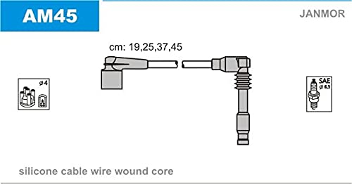 Janmor AM45 Zündleitungssatz von Janmor
