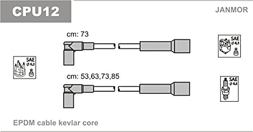 Janmor CPU12 Zündleitungssatz von Janmor