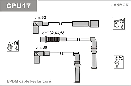 Janmor CPU17 Zündleitungssatz von Janmor