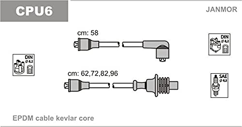 Janmor CPU6 Zündleitungssatz von Janmor