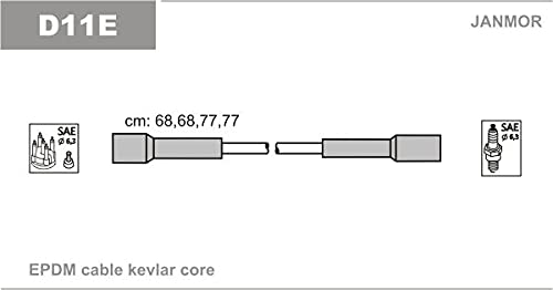 Janmor D11E.P Zündleitungssatz von Janmor