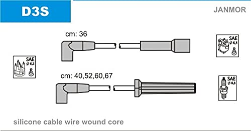Janmor D3S Zündleitungssatz von Janmor