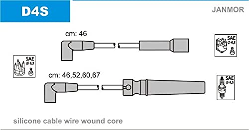 Janmor D4S Zündleitungssatz von Janmor