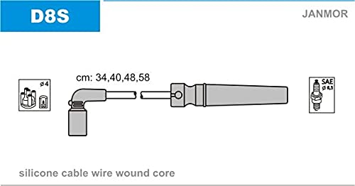 Janmor D8S Zündleitungssatz von Janmor