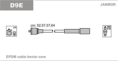 Janmor D9E Zündleitungssatz von Janmor