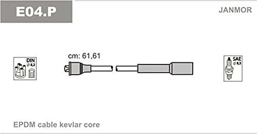 Janmor E04.P Zündleitungssatz von Janmor
