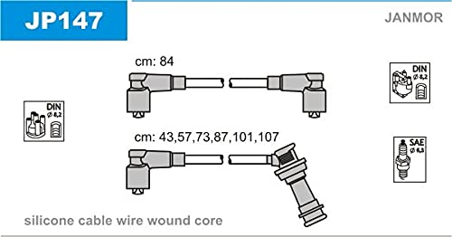 Janmor JP147 Zündleitungssatz von Janmor