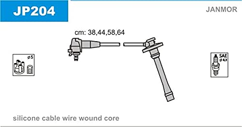 Janmor JP204 Zündleitungssatz von Janmor