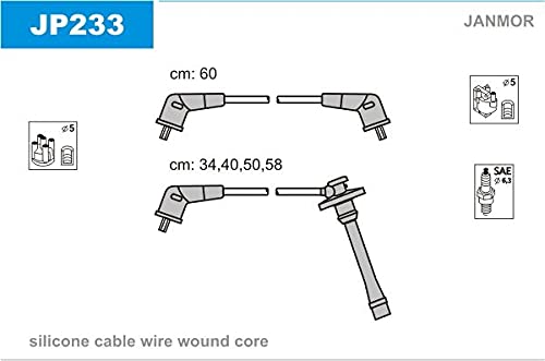 Janmor JP233 Zündleitungssatz von Janmor