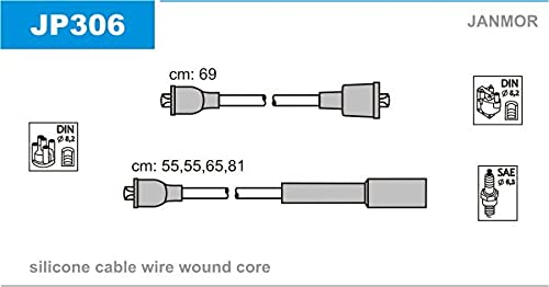 Janmor JP306 Zündleitungssatz von Janmor