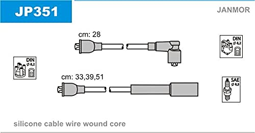 Janmor JP351 Zündleitungssatz von Janmor