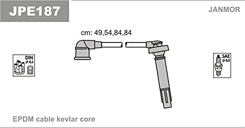 Janmor JPE187 Zündleitungssatz von Janmor