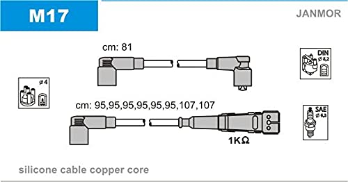 Janmor M17 Zündleitungssatz von Janmor