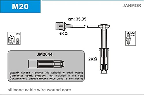 Janmor M20 Zündleitungssatz von Janmor