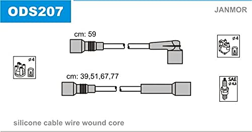 Janmor ODS207 Zündleitungssatz von Janmor