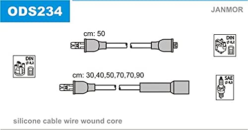 Janmor ODS234 Zündleitungssatz von Janmor