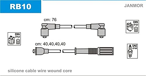 Janmor RB10 Zündleitungssatz von Janmor